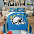 thumbnail image 1 of Erosebridal American Football Comforter Set Queen Size Rugby Games Bedding Set Sport Arena Blue Yellow Comforter Sports Theme Quilt Set, 1 of 7