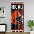 thumbnail image 1 of Erosebridal American Football Door Curtain For Door Window 59x80, Soccer Sports Door Curtain Decoration, Navy Orange, Chicago, 1 of 5