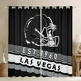 thumbnail image 1 of Erosebridal American Football Helmet Curtains Pack of 2 (38x54),Las Vegas City Black Out Curtains,Sports Theme Curtains for Living Room,Luxury Living Room Decor, 1 of 7