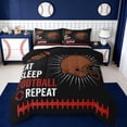 thumbnail image 1 of Erosebridal American Rugby Helmet Kids Full Size Comforter Sets,Football Ball Games Bedding Sets For Sport Gamer Lover,Reversible black,3 Pieces, 1 of 7