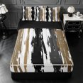 thumbnail image 1 of Erosebridal Ancient Graffiti Lines Zipper Twin Comforter Sets with Fitted Sheet and 2 Pillowcases,Vintage Abstract Geometric Zipper Bedding Set For Girls,Black Reversible,4pcs, 1 of 7