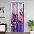 thumbnail image 1 of Erosebridal Animal Hummingbird Door Curtain For Door Window 34x80,Colorful Floral Door Drape,Bird Bedroom Decor, 1 of 5