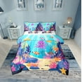 thumbnail image 1 of Erosebridal Animal Octopus Bedding Sets Twin Size,Marine Wildlife Comforter Sets with Sheets,Ocean Theme Decor,Reversible,Breathable,7pcs, 1 of 6