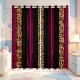 thumbnail image 1 of Erosebridal Animal Pattern Blackout Curtains Set of 2 (52x84 Each),Classic Cheetah Curtain, 1 of 6