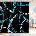 thumbnail image 1 of Erosebridal Animal Print Shower Curtain 72Wx78L,Chic Leopard Bath Curtain, 1 of 5