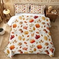 thumbnail image 1 of Erosebridal Autumn Leaves Quilt Full 3-Piece,Fall Foliage Full Bedspread Sets,Multi,1 Coverlet and 2 Pillowcases, 1 of 7
