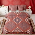 thumbnail image 1 of Erosebridal Aztec Aesthetic Twin Bedding Sets, Red Bedding Comforter Set, Gray Reversible 7-Piece, 1 of 6