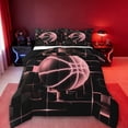 thumbnail image 1 of Erosebridal Ball Games Comforter Sets Twin Size,Basketball Sport Comforter Sets Twin Size,Neon Light Ombre Geometry Bedding Twin Comforter Set For Girls,Super Cozy Room Decoration Reversible，2-Piece, 1 of 8
