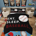 thumbnail image 1 of Erosebridal Baseball Print Comforter Sets Queen Size,Sport Ball Bedding Queen Comforter Set,Gamer Bedroom Decor,Reversible,3Pcs, 1 of 8