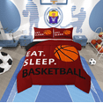 thumbnail image 1 of Erosebridal Basketball Bedding Sets King With Comforter,Ball Gaming Comforter Sets King Size,Sport Theme Decor,Reversible,Ultra Soft,3-Piece, 1 of 8