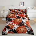 thumbnail image 1 of Erosebridal Basketball Comforter Set Gaming Sports Comforter Ball Games Bedding Set Gift for Basketball Lover Duvet Set Quilt Set 2Pcs, 1 of 6