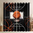 thumbnail image 1 of Erosebridal Basketball Court Black Out Curtains, Trendy Sports Curtains Pack of 2 (42x63 Each) for Boys and Girls, 1 of 6