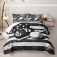 thumbnail image 1 of Erosebridal Billiard Balls Twin Quilt Set, Vintage US Flag Twin Coverlet Set for Men and Women, 2-Piece, 1 of 7