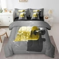 thumbnail image 1 of Erosebridal Bling Roll Paper Bedding Queen Size,Glitter Stars Comforter Sets with Sheets,Modern Fashion Bedding Sets Queen Size,Lightweight Princess Bedroom Decoration,Reversible,7 Pieces, 1 of 6
