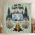 thumbnail image 1 of Erosebridal Blue Adventure Car Black Out Curtains For Boys Girls,Kids Teens Happy Camping Curtains Pack of 2 (42x63 Each), 1 of 6