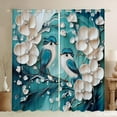 thumbnail image 1 of Erosebridal Blue Bird Curtains for Living Room,Flower Floral Curtains and Drapes (42Wx84L), 1 of 5