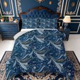 thumbnail image 1 of Erosebridal Blue Paisley Full Size Comforter Sets,Nature Art Bedding Comforter Set,3-Piece,1 Comforter and 2 Pillowcases,Light Gray Reversible, 1 of 7