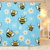 Red Rose Bug Erosebridal Boho Ladybug Shower Curtain 72Wx84L,Bohemian Daisy Flower ...