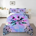 thumbnail image 1 of Erosebridal Bohemian Mandala Bedding Sets Full With Comforter,Botanical Cannabis Leaves Duvet Insert,Teens Bedroom Decor,Reversible,Lightweight,3 Pieces, 1 of 8