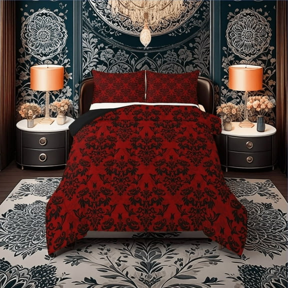 Erosebridal Bohemian Paisley Bedding Twin Comforter Set,Hippie Mandala Down Comforter,Southwestern Decoration,Reversible,Lightweight,2-Piece