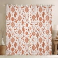thumbnail image 1 of Erosebridal Boho Cow Skull Blackout Curtains Set of 2 (52x84 Each), Rustic Farmhouse Aztec Window Curtains, Pink Orange, 1 of 6