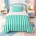 thumbnail image 1 of Erosebridal Boho Geometric Lines Twin Comforter Sets,Modern Striped Bedding Set,Colorful Stars Reversible,2 Pieces,1 Comforter and 1 Pillowcase, 1 of 7