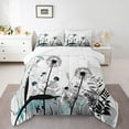 thumbnail image 1 of Erosebridal Botanical Dandelion Bedding Sets Full With Comforter,Dragonfly Flower Duvet Insert,Nature Decoration,Lightweight,3 Pieces, 1 of 8