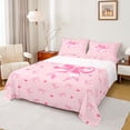thumbnail image 1 of Erosebridal Bowknot Kids Queen Sheet Sets, Watercolor Bow-tie Bed Set, 4pcs, 1 of 5