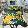 thumbnail image 1 of Erosebridal Sport Footabll Bedding Queen Size,Ball Game Comforter Sets with Sheets,Teenager Bedroom Decor(Green Bay),Reversible,Ultra Soft,7 Pieces, 1 of 6
