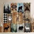 thumbnail image 1 of Erosebridal Boys Camper Gifts Blackout Curtains Set of 2 (52x84 Each),Happy Camping Theme Window Curtains For Camping Lover, 1 of 7