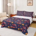 thumbnail image 1 of Erosebridal Boys Fire Engine Bed Sheets, Cartoon Truck King Sheets, 4-Piece, 1 of 5