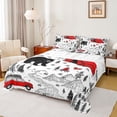 thumbnail image 1 of Erosebridal Boys Girls Camping RV Car Queen Sheet Sets 4 Pieces,Jungle Animal Bear Bed Set For Kids Teens, 1 of 5