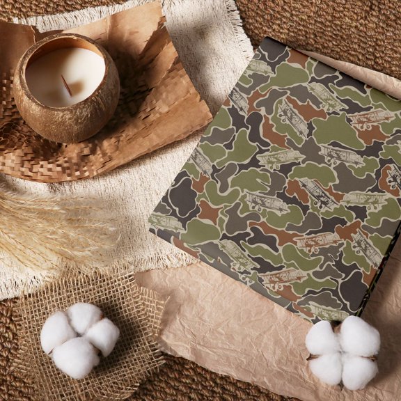 Erosebridal Camo Tanker Train 100% Cotton Fabric by the Yard 1 Yard, Rail Cargo Home Decor Fabric by the Yard