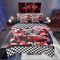 thumbnail image 1 of Erosebridal Camouflage Fast Car Bedding Sets King Size,Checkered Grid Bed in a Bag King size,Teenagers Bedroom Decor,Reversible,Ultra Soft,7-Piece, 1 of 5