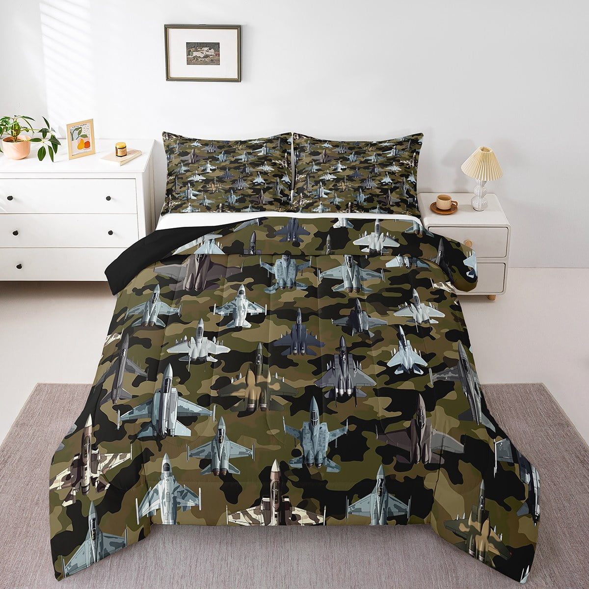 Peopleareok Deer Hunting Camo Comforter Twin Size Hunter Bedding Set |  Desertcart Seychelles, image size:1200x1200