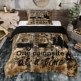 thumbnail image 1 of Erosebridal Camping RV Car Twin Comforter Sets 3-Piece for Boys Girls,Teens Autumn Botanical Branches Bedding Set,Black Reversible,Super Cozy Room Decor, 1 of 6