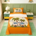 thumbnail image 1 of Erosebridal Camping RV Travel Twin Sheet Sets,Hawaii Summer Holiday Bedding For Kids 3-Piece, 1 of 6