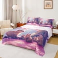 thumbnail image 1 of Erosebridal Capybara Family Kid Bed Sheets, Cherry Blossoms King Sheets, 4pcs, 1 of 5