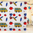 thumbnail image 1 of Erosebridal Car Shower Curtain 72Wx78L, Apple Bath Curtain, Apple Car, 1 of 5