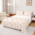 thumbnail image 1 of Erosebridal Cartoon Animal Rabbit Full Size Sheets 4-Piece For Teens,Kids Girls Kawaii Ribbon Bow Bed Sheets, 1 of 5