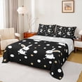 thumbnail image 1 of Erosebridal Cartoon Bunny Rabbit Full Size Sheets,Modern Geometric Circle Bed Sheets For Kids,Happy Easter Theme 4pcs, 1 of 6