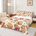 thumbnail image 1 of Erosebridal Cartoon Capybara Kids Full Size Sheets, Funny Animals Bed Sheets, 4pcs, 1 of 5