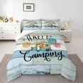 thumbnail image 1 of Erosebridal Cartoon Car Comforter Sets Queen Size,Happy Camping Bedding Queen Comforter Set,Lodge Cabin Bedding Sets Queen with Comforter,Breathable Boys Bedroom Decor,Reversible,3 Pieces, 1 of 8