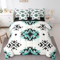 thumbnail image 1 of Erosebridal Vintage Aztec Bedding Twin Size, Geometry Bed in a Bag Twin size, Bohomian Room Decor, Reversible 7-Piece, 1 of 5