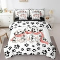 thumbnail image 1 of Erosebridal Cartoon Dalmatian Bed in a Bag Twin size, Pet Dog Bed Set, Kawaii Animal Decor, Reversible 7 Pieces, 1 of 5
