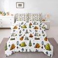 thumbnail image 1 of Erosebridal Cartoon Guitar Tent Mushroom Full Size Comforter Sets 3 Pieces For Kids Boys Girls,Teens Adventure Theme Bedding Sets,Super Cozy Room Decor, 1 of 6