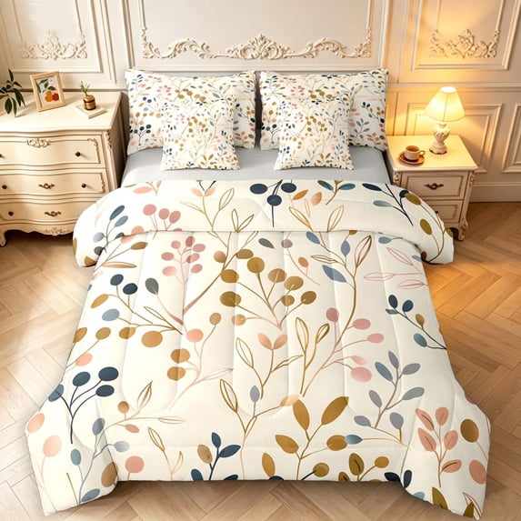Library Cartoon Inage Erosebridal Cartoon Halloween Berries 7-Piece King Bedding,Boho Fall ...