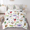 thumbnail image 1 of Erosebridal Cartoon Insects Bedding Full Size, Cute Wildlife Bed in a Bag Full size, Cartoon Animal Decor, Reversible, 1 of 5