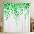 thumbnail image 1 of Erosebridal Cartoon Leaf Curtains and Drapes (42x84), Rustic Botanical 30%-50% Blackout Curtains for Bedroom, Eucalyptus Leaves Decor, 1 of 6