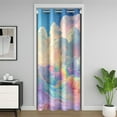 thumbnail image 1 of Erosebridal Cartoon Princess Door Curtain For Door Window 59x80, Dreamy Rainbow Door Drape, Women, 1 of 5